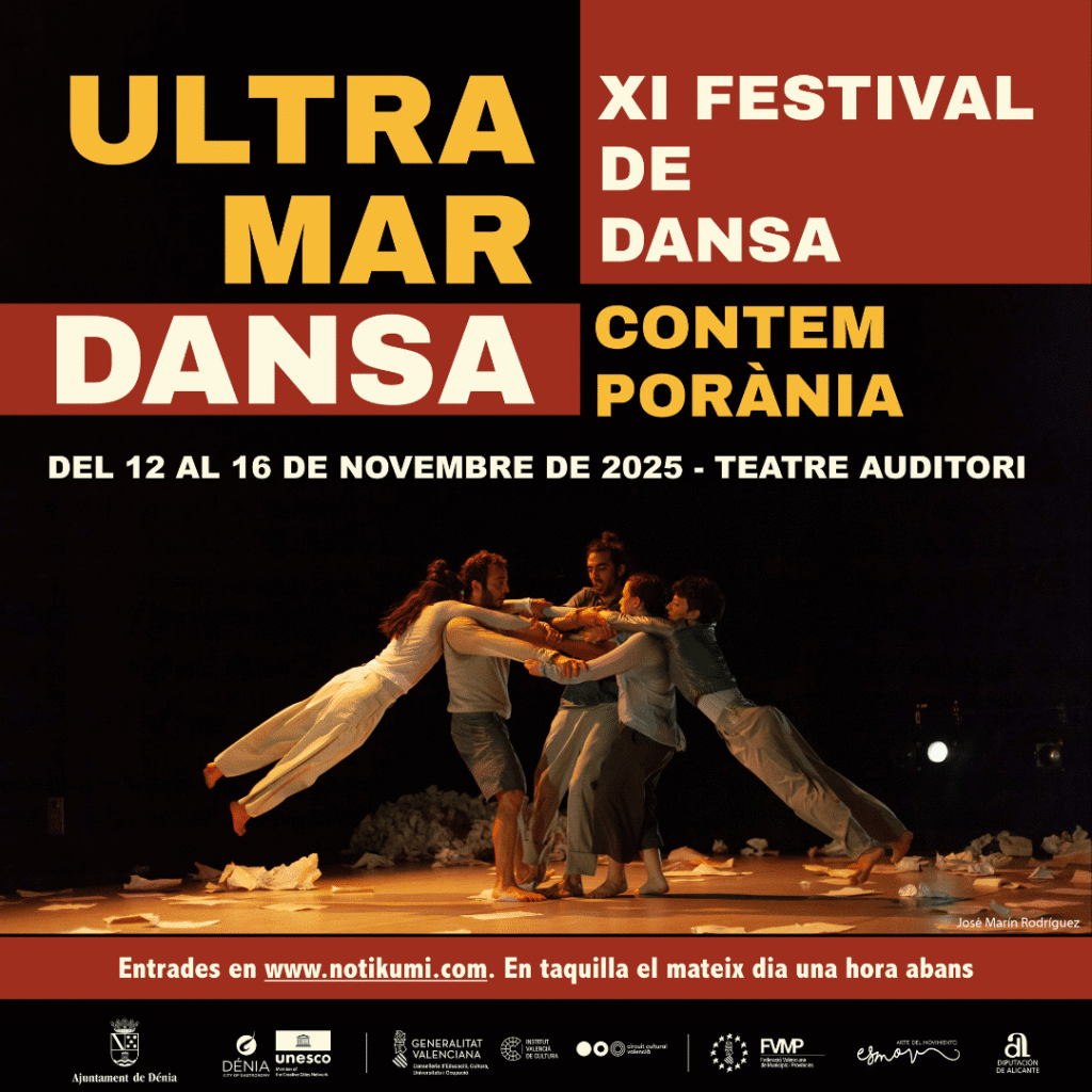 Афиша фестиваля современного танца Ultramar Dansa в Дении