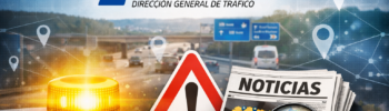 «Новости DGT: аварийный маяк V16, карта Испании и дорожная символика Dirección General de Tráfico»