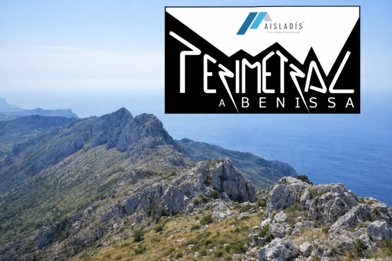 В Бениссе пройдёт XIII Периметраль (Perimetral a Benissa) Горный массив Берния (Sierra de Bèrnia) и логотип трейловой гонки Периметраль Бениссы (Perimetral a Benissa)