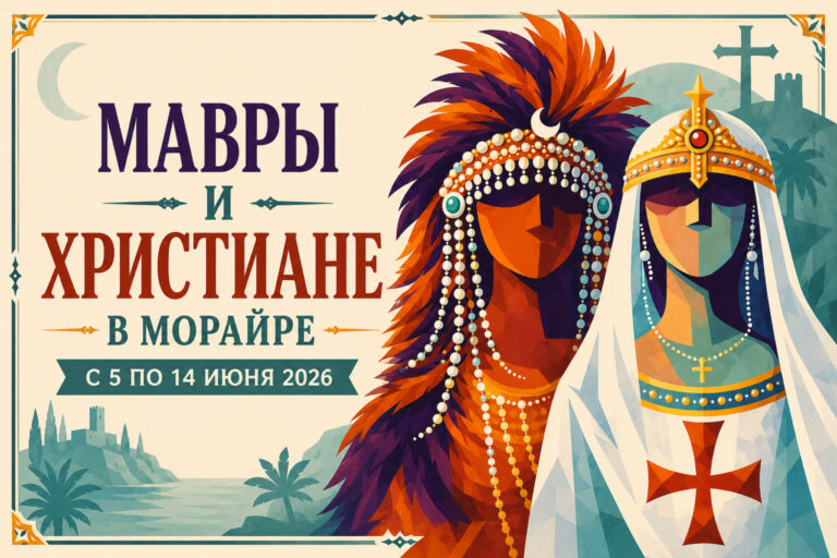 Мавры и христиане в Морайре (Moraira): программа праздника 2026 Мавры и христиане в Морайре: афиша праздника 2026 года