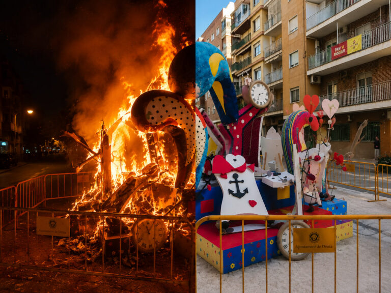 Hogueras de Dénia — последняя огера Сан-Хуана до и во время крема