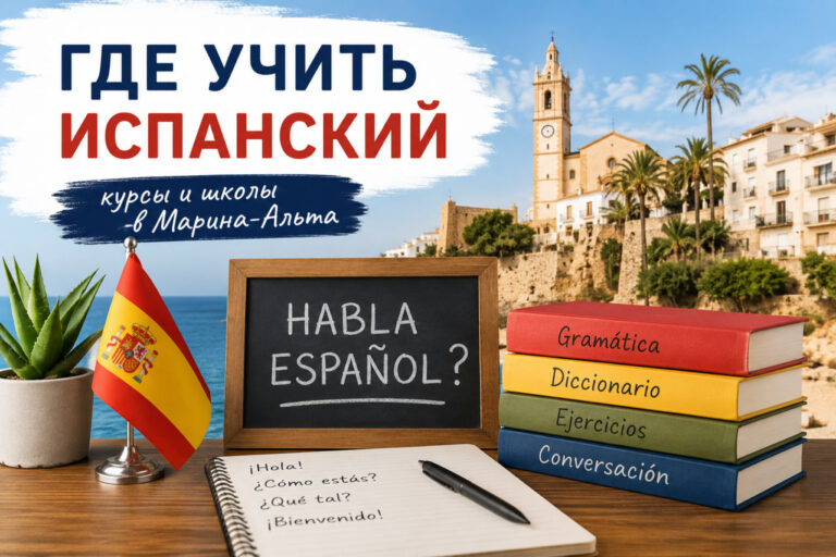 Курсы для взрослых в Кальпе: испанский, валенсийский, английский и другие программы на 2026–2027 год Где учить испанский — курсы и школы в Марина-Альта